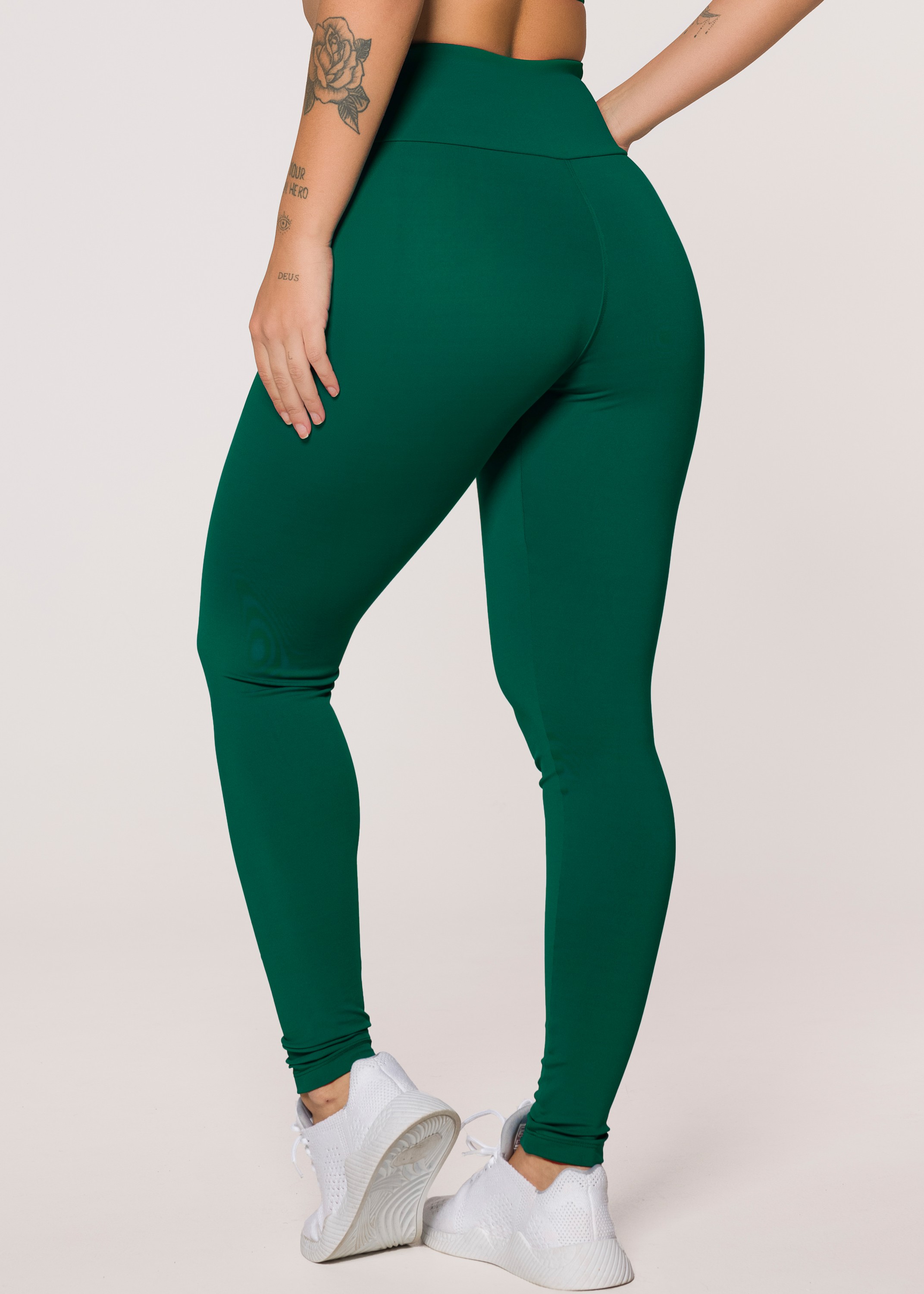 High-Waisted Legging in Emerald – Suav activewear