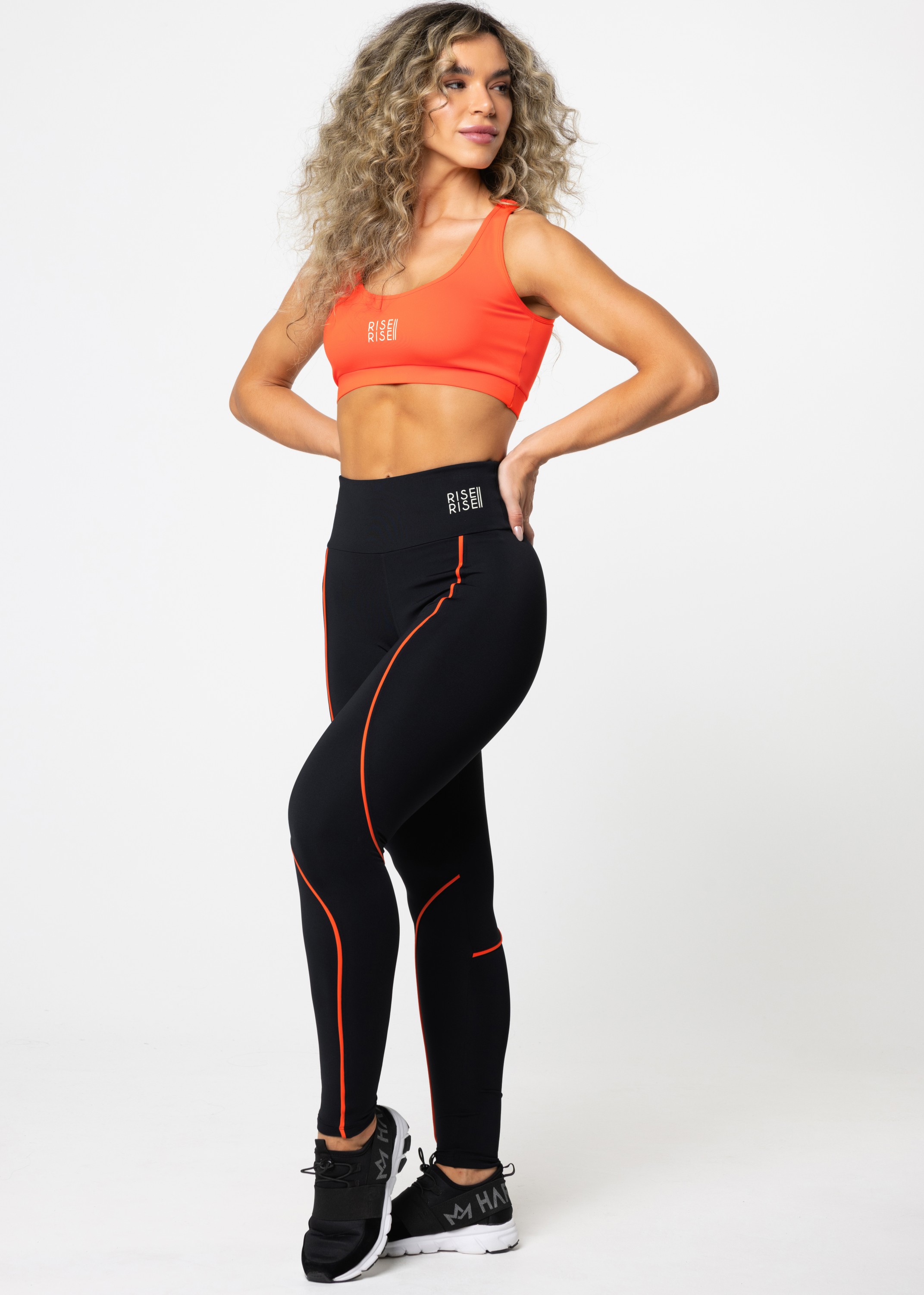 Calça Legging Candy em Jacquard Texturizado Preto