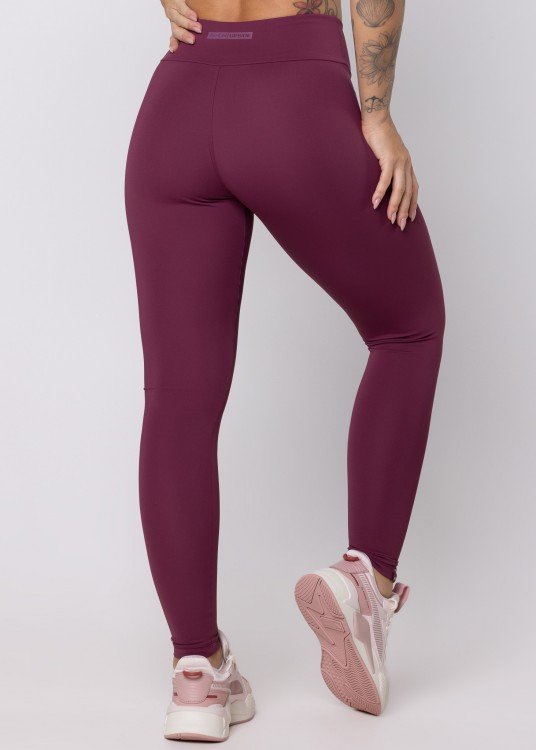 Legging Upside em Poliamida Vinho