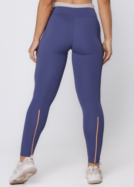 Calça Legging Resilience em Poliamida Azul