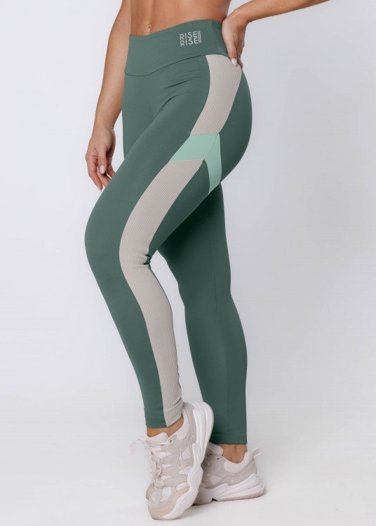 Calça Legging Blastoff em Poliamida Verde